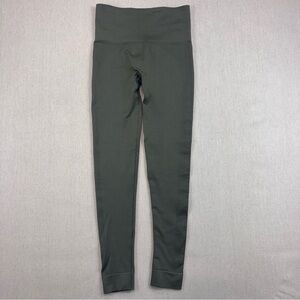 Set Active Womens XS/S Green Sculptflex Seamless Leggings Yoga Pilates Workout